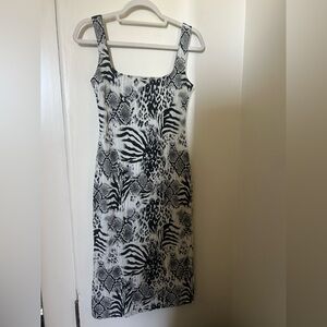 Maryam Nassir Zadeh zebra print Salma dress size 4